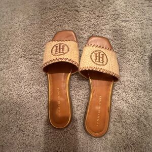 Tommy Hilfiger Tan Leather Sandals Casual